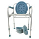 Silla WC plegable con tapa